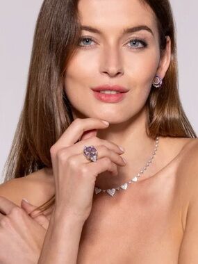 Anna Zuckerman 10ct argyle Pink Crystalline Ring